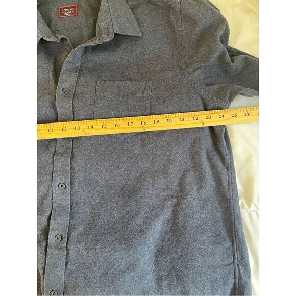 UNTUCKit Shirt Mens Size XL Long Sleeve Navy Blue Button Up with Pocket - Picture 4 of 8